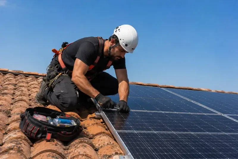 Maintenance et monitoring de panneaux solaires à Bourdettes