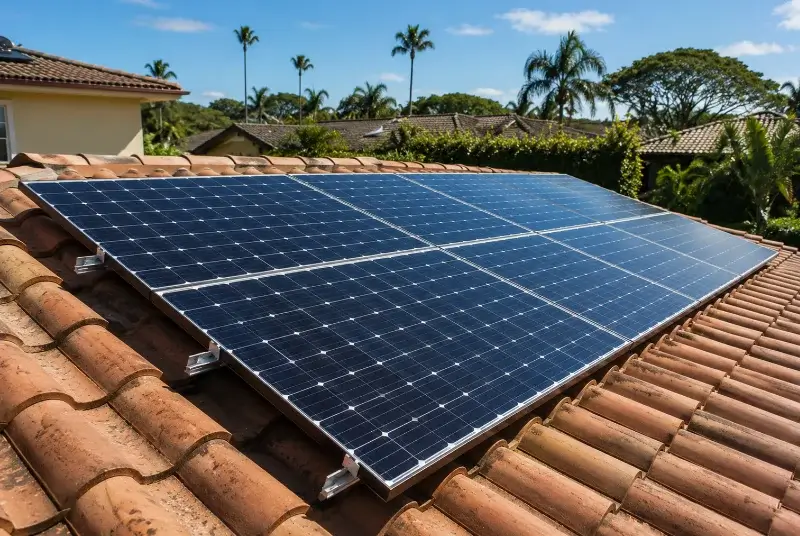 Installation de panneaux solaires à Bourdettes